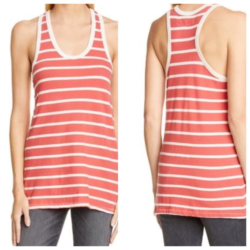 NWOT The GREAT The Racer Stripe Tank